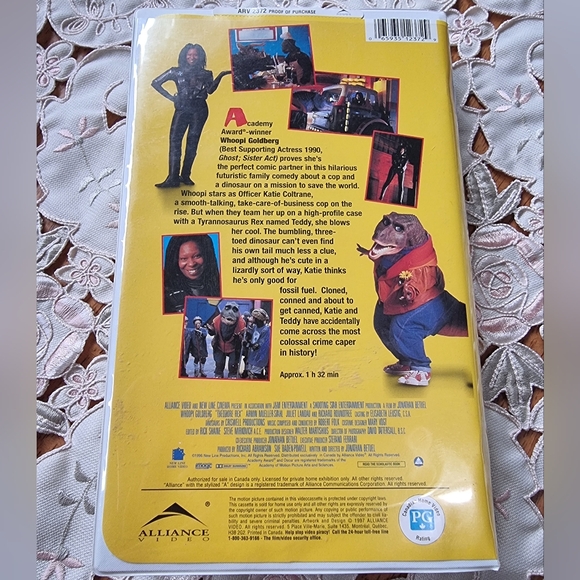 Theodore Rex Vintage 1997 Clam Shell Case VHS Movie - Picture 3 of 4